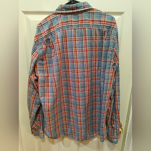 Men's chambray cotton button down shirt - Picture 3 of 8